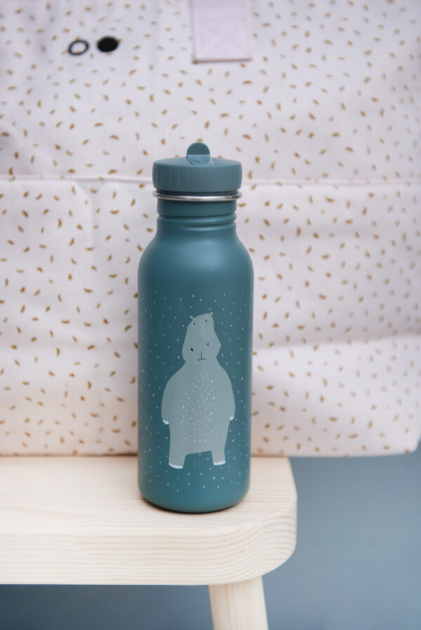 Nerezová fľaša na pitie 500ml Trixie Mr. Hippo - Image 2