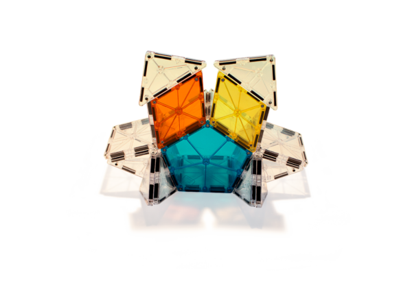 Magnetická stavebnica Polygons 8 dielov - Image 3